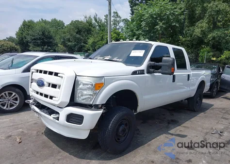2016 Ford F-250 Xl из США, поврежденный, VIN 1FT7W2B67GEB01849